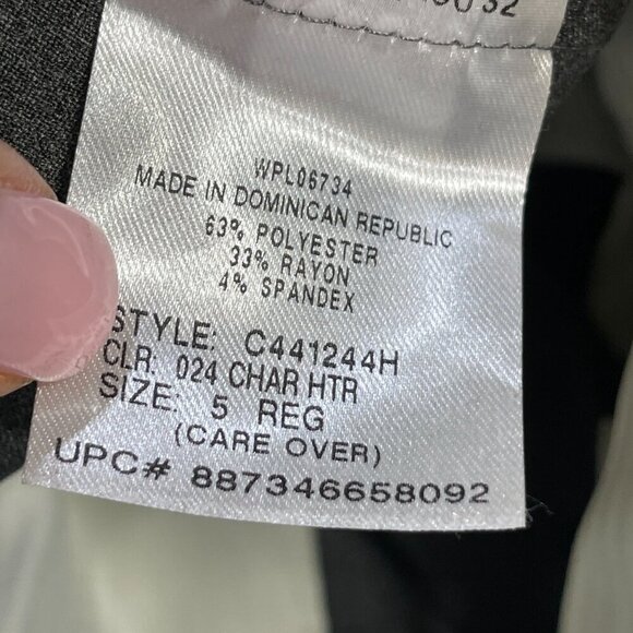 2 Pair Toddler Boy's Dress Pants Chaps Grey Size 5T Adjustable Waist - Picture 6 of 7